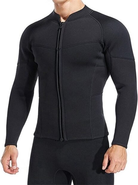 IXITAB Wetsuit Neoprene Jacket Men Wetsuit Top Scuba Diving Suit Surf Snorkeling Underwater Fishing Spearfishing Kitesurf Equipment